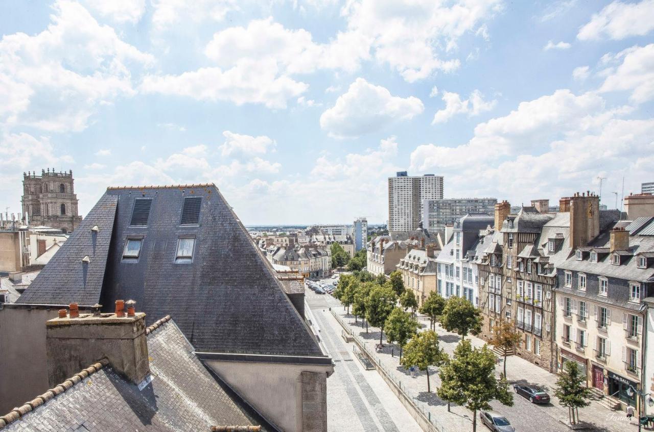 Hotel Des Lices Rennes Bagian luar foto