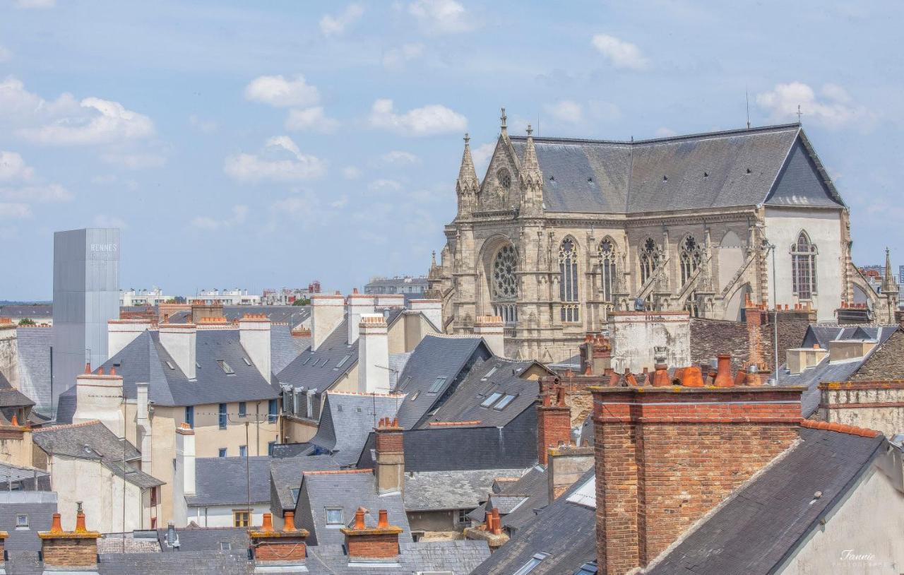 Hotel Des Lices Rennes Bagian luar foto